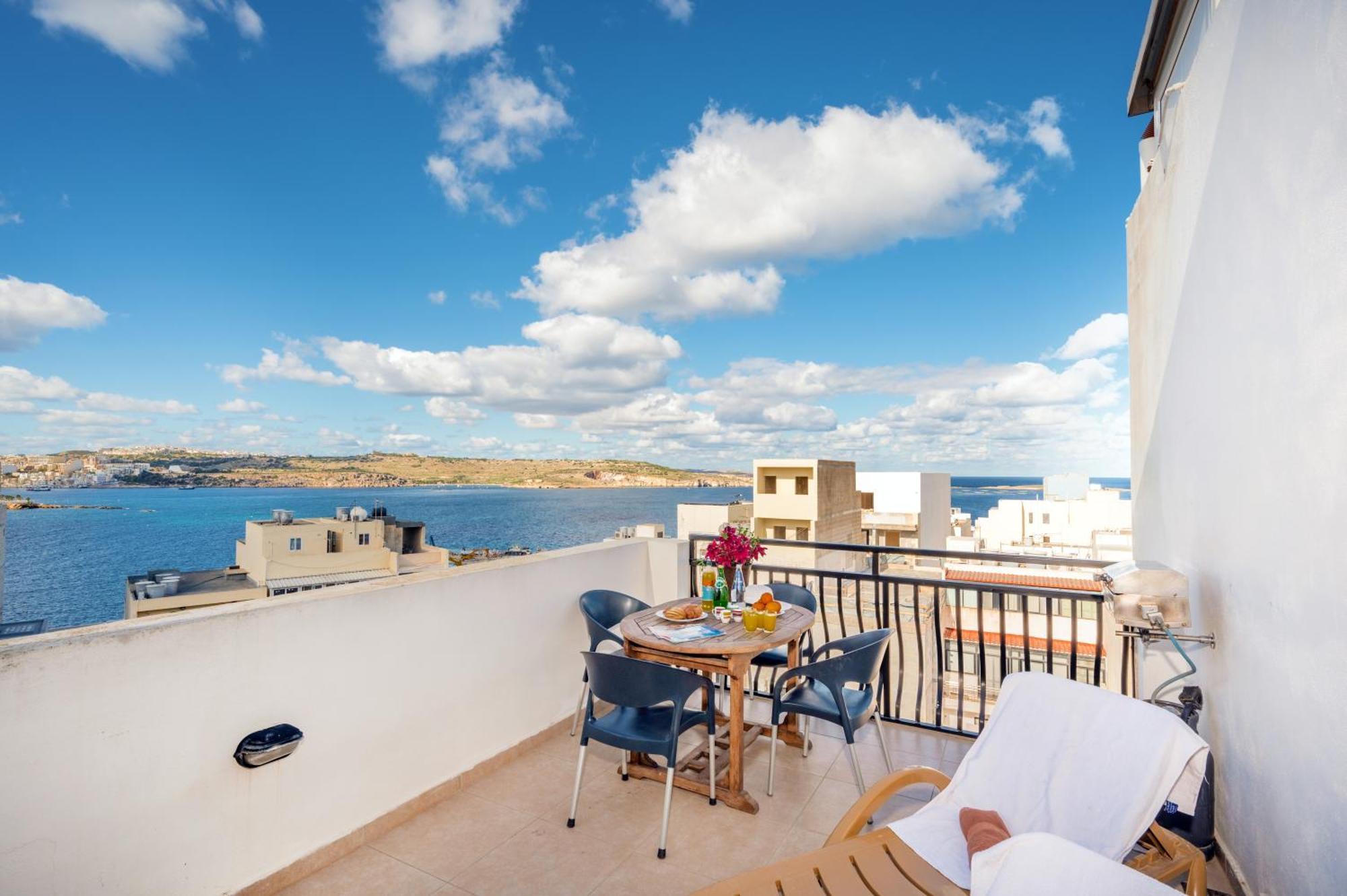 Seashells 2 Bedroom Apartment With Sunny Terrace With Stunning Sea Views - By Getawaysmalta St. Paul's Bay Exterior photo